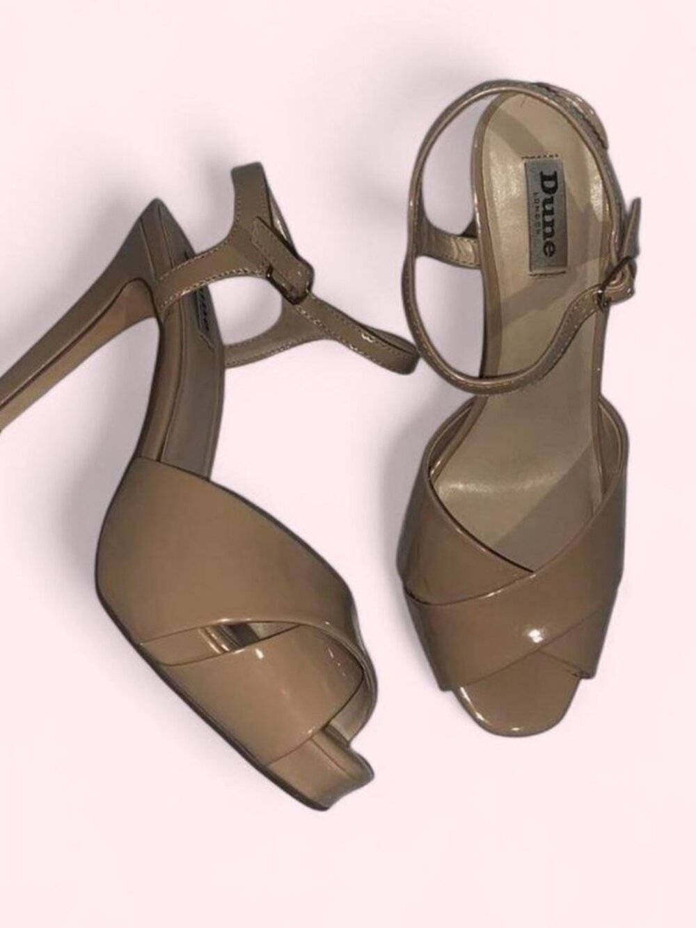 Dune Women's Tan and Cream Footwear